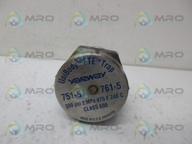 YARWAY 963783-01 THERMOSTATIC UNIBODY FTE STEAM TRAP *NEW IN BOX*
