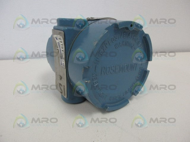 ROSEMOUNT 0444RL1U1A1E5 TEMPERATURE TRANSMITTER AS PICTURED*USED*