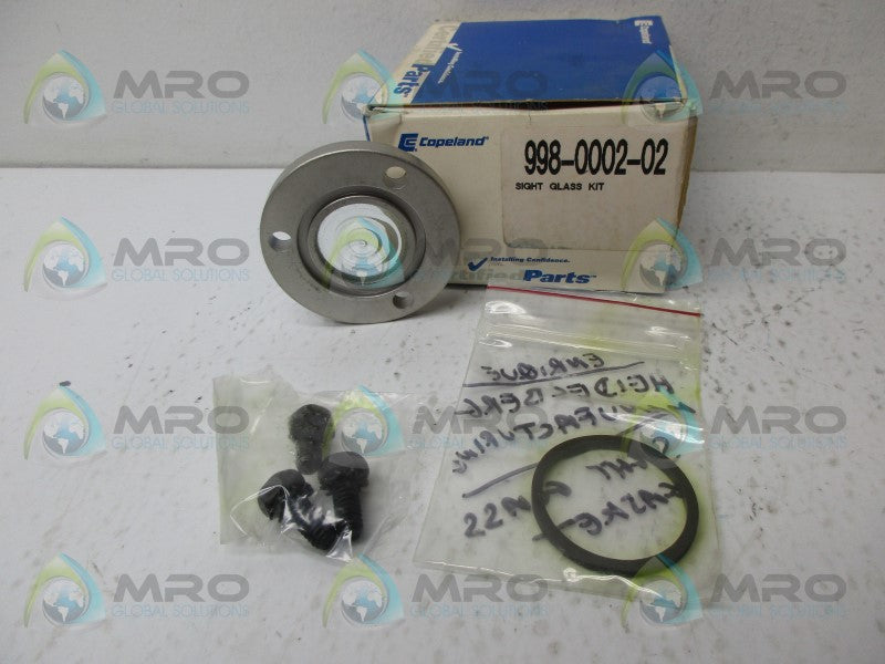 CERTIFIED PARTS 998-0002-02 SIGHT GLASS KIT *NEW IN BOX*