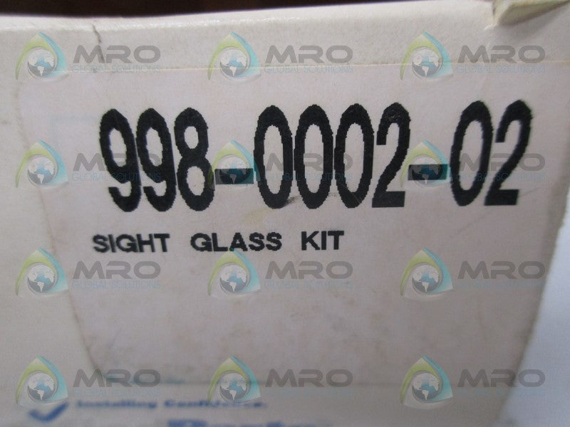 CERTIFIED PARTS 998-0002-02 SIGHT GLASS KIT *NEW IN BOX*