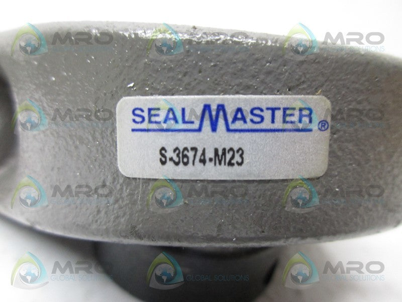 SEAL MASTER S-3674-M23 PILLOW BLOCK BEARING *NEW IN BOX*