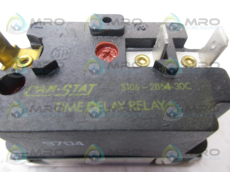 CAM STAT S106-2B54-30C TIME DELAY RELAY *NEW NO BOX*