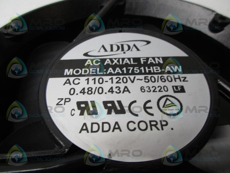 ADDA AA1751HB-AW AC AXIAL FAN *NEW NO BOX*