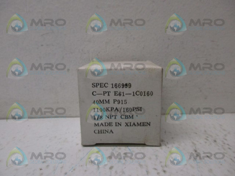 BOSTON SC-PT E61-1C0160 GAUGE NSMP