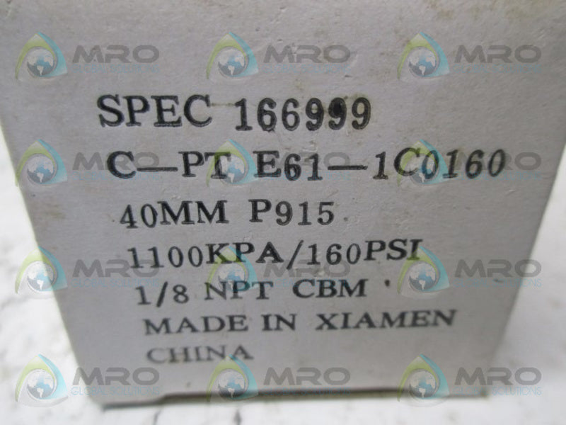 BOSTON SC-PT E61-1C0160 GAUGE NSMP