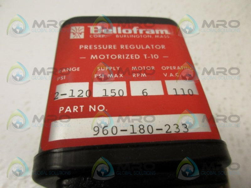 BELLOFRAM 960-180-233 AIR PRESSURE REGULATOR NSNP