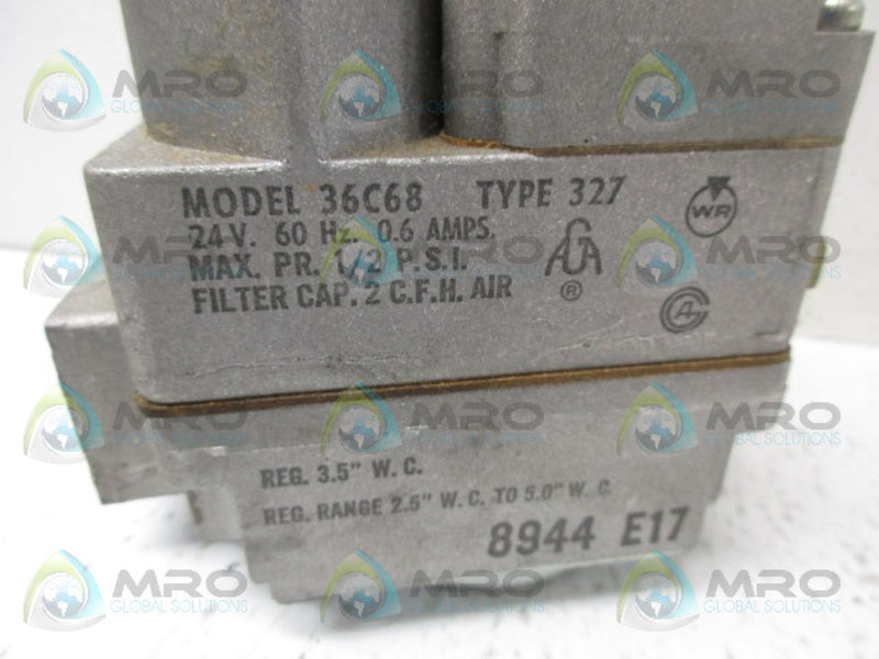 EMERSON 36C68-327 VALVE GAS ACTUATOR NSNP