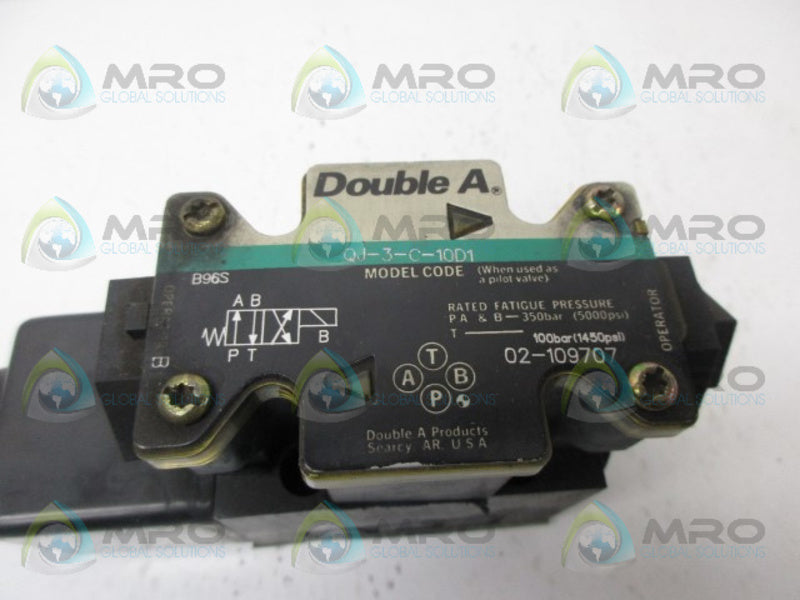 DOUBLE A QJ-3-C-10D1 VALVE UNMP