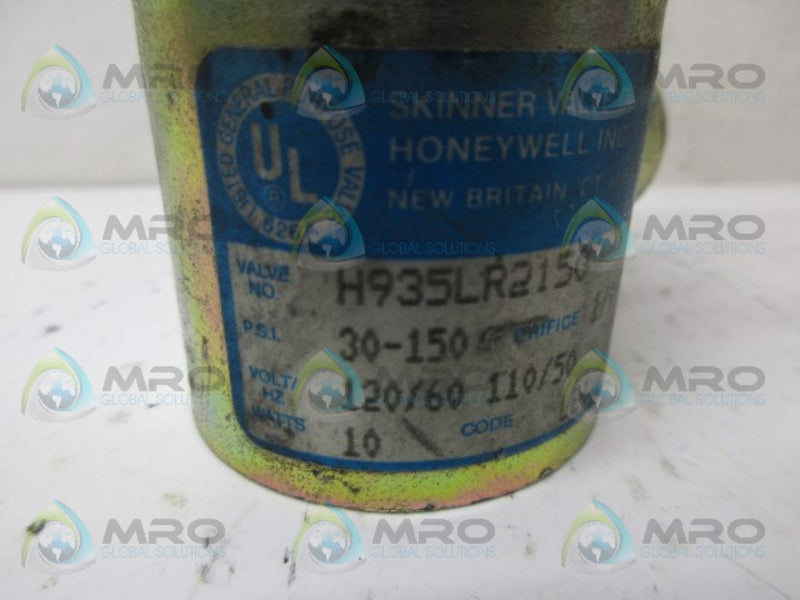 SKINNER H935LR2150 SOLENOID VALVE UNMP