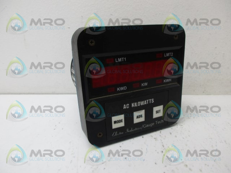 ELECTRO INDUSTRIES DMWH300 AC KILOWATTS UNMP