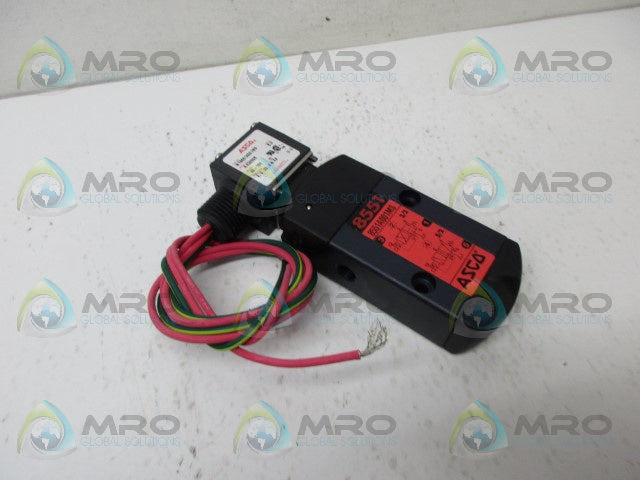 ASCO 8551A001MS SOLENOID VALVE *USED*