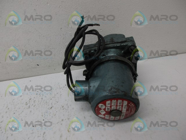 ITT K3A452 GAS SOLENOID VALVE *USED*