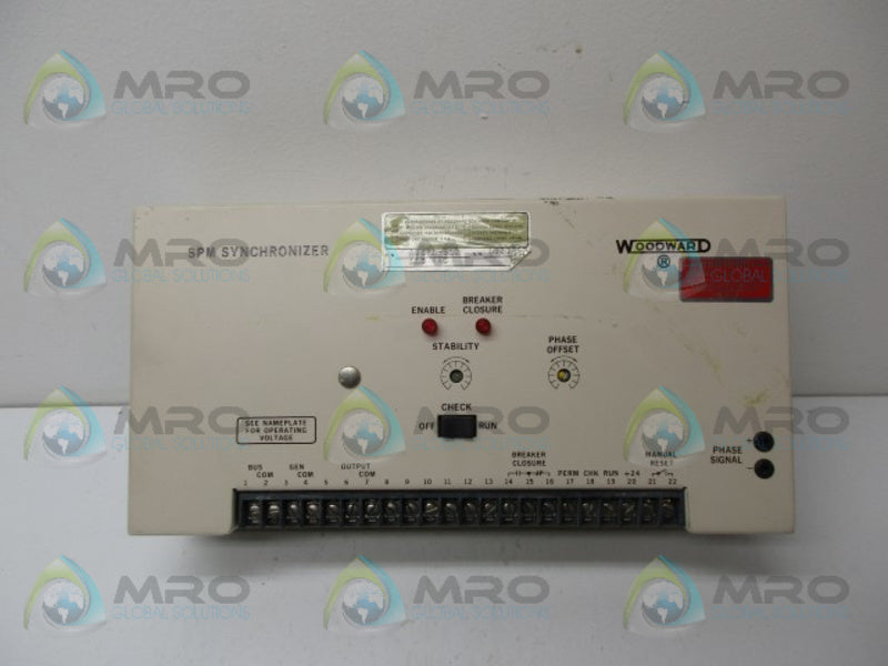 WOODWARD A8271-610 SPM SYNCHRONIZER UNMP
