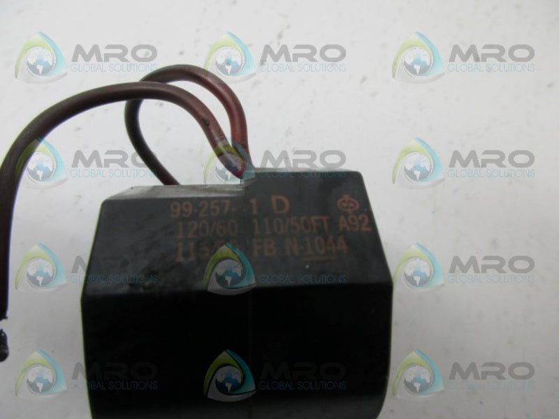 ASCO 99-257-1-D COIL VALVE UNMP