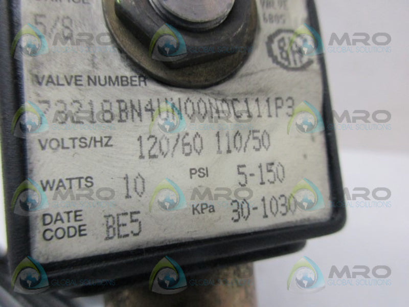 HONEYWELL 73218BN4UN00N0C111P3 SKINNER VALVE UNMP