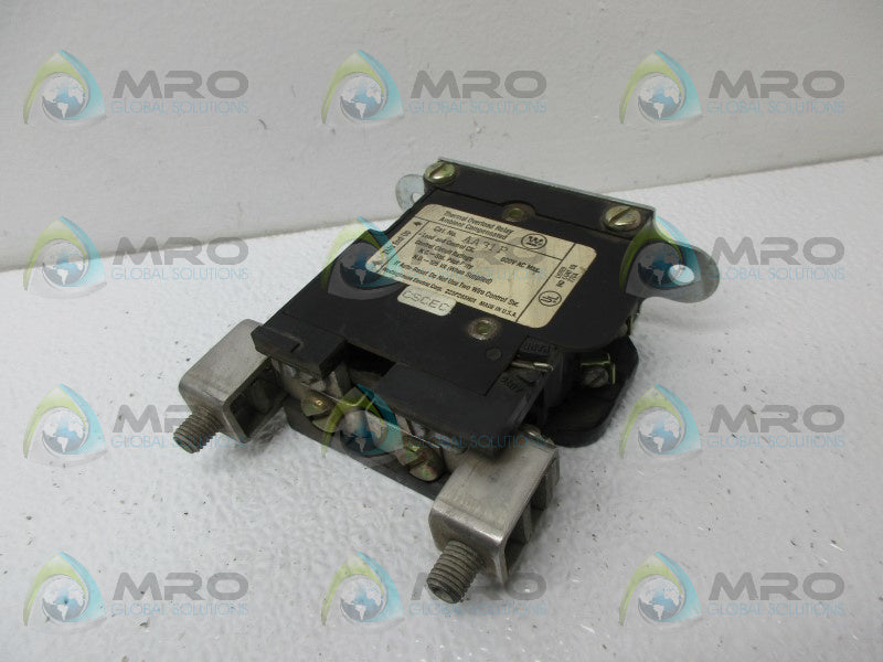 WESTINGHOUSE AA31P THERMAL RELOAD RELAY *USED*