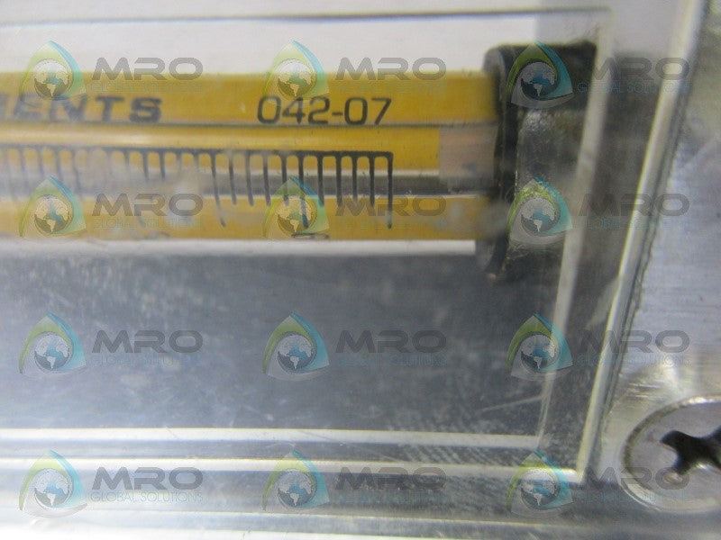 AALBORG 042-07  FLOW METER *USED*