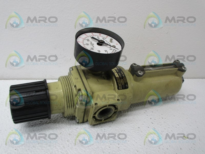 NORGREN B08-397A3MA FILTER REGULATOR *USED*