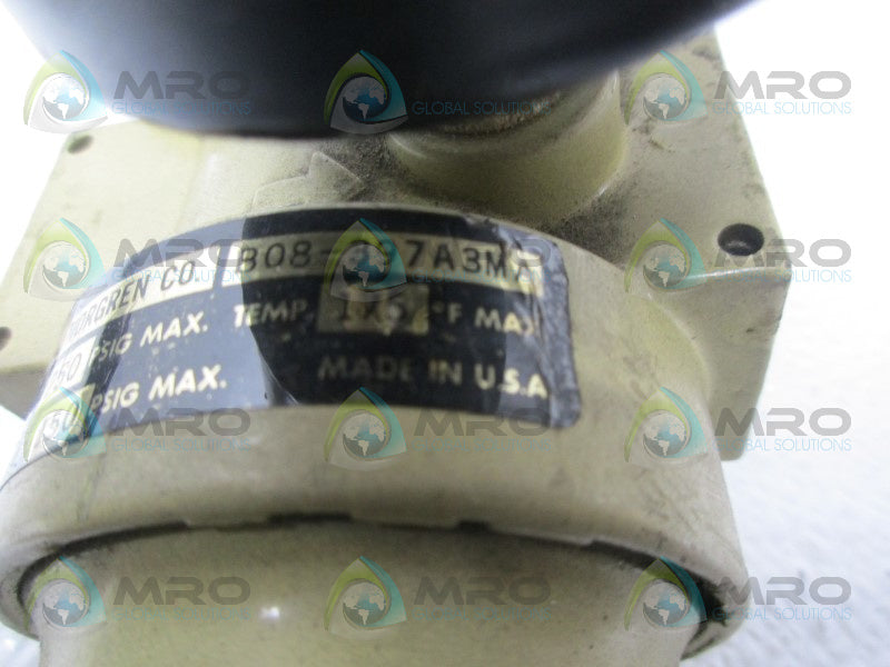 NORGREN B08-397A3MA FILTER REGULATOR *USED*