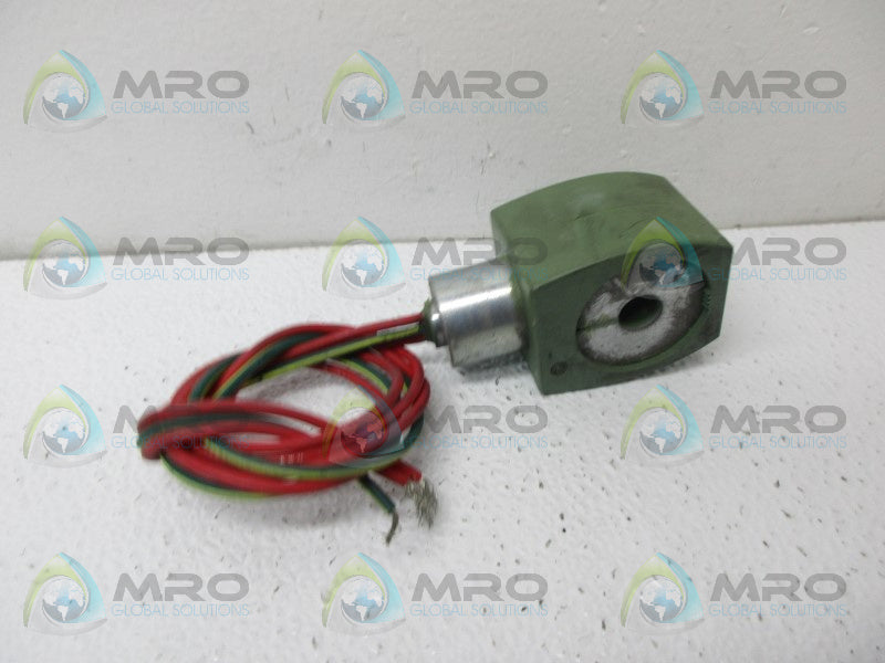 ASCO 238210-032-D SOLENOID VALVE COIL 110/120V *USED*