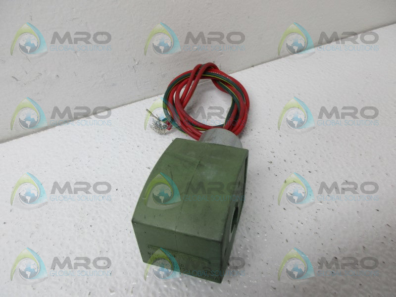 ASCO 238210-032-D SOLENOID VALVE COIL 110/120V *USED*