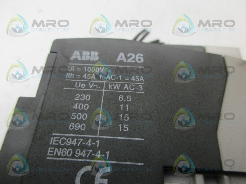 ABB A26-30-10 RELAY *USED*