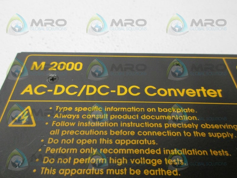 MELCHER M2000 CONVERTER/ADAPTER-DISTRESSED *USED*