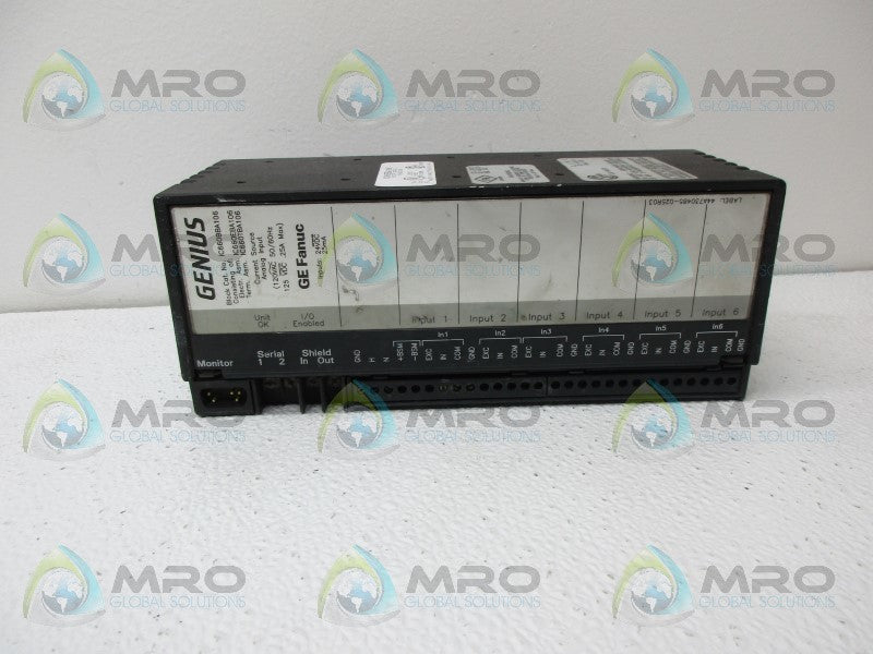 GE FANUC IC660BBA106 GENIUS TERMINAL ASSEMBLY *USED*