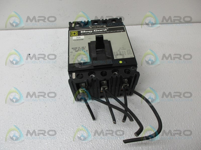 SQUARE D FAL3603015M CIRCUIT BREAKER (GREY) *USED*