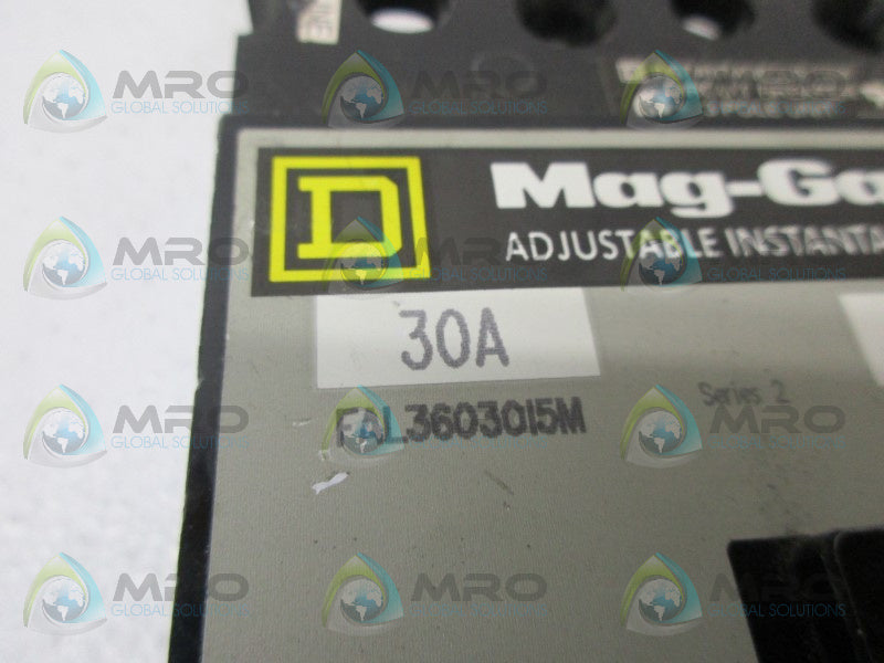 SQUARE D FAL3603015M CIRCUIT BREAKER (GREY) *USED*