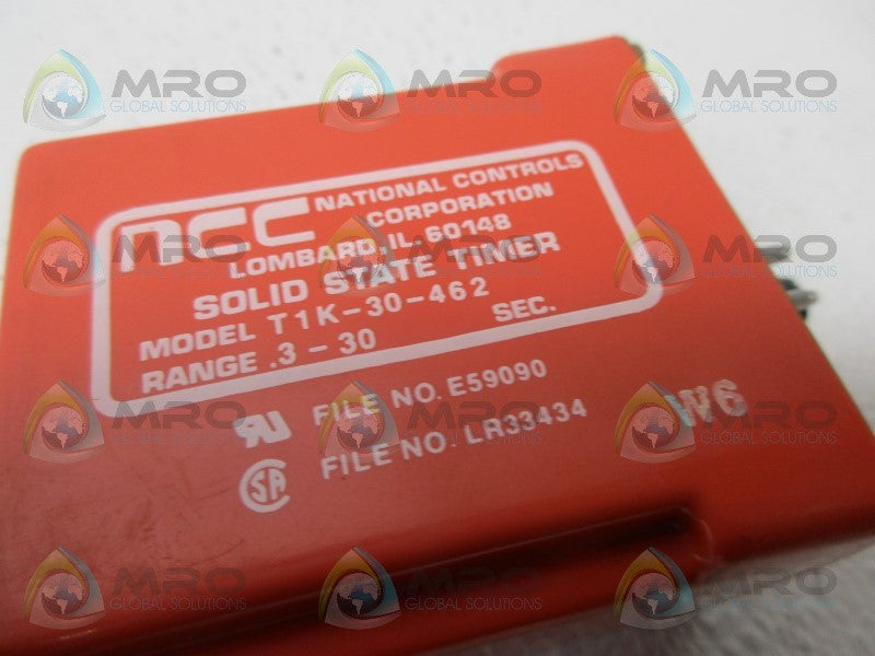 NCC T1K-30-462 SOLID STATE TIMER *USED*