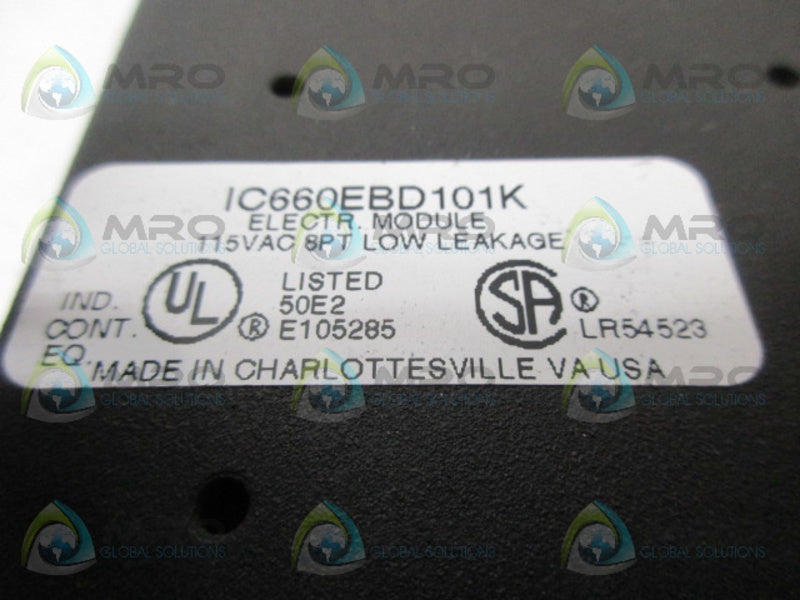 GE FANUC IC660EBD101K I/O  MODULE *USED*