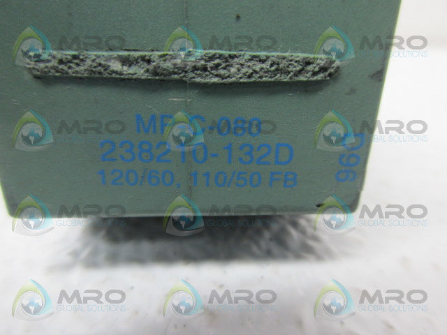 ASCO 238210-132D SOLENOID COIL 110/120V *USED*