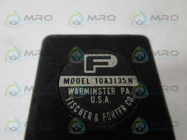 FISCHER & PORTER 10A3135N FLOW METER *USED*