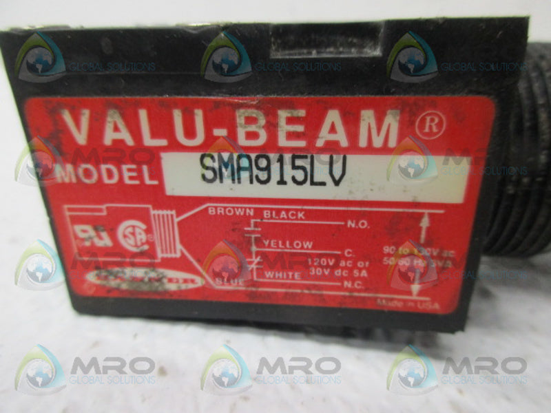 BANNER ENGINEERING SMA915LV PHOTOELECTRIC SENSOR *USED*