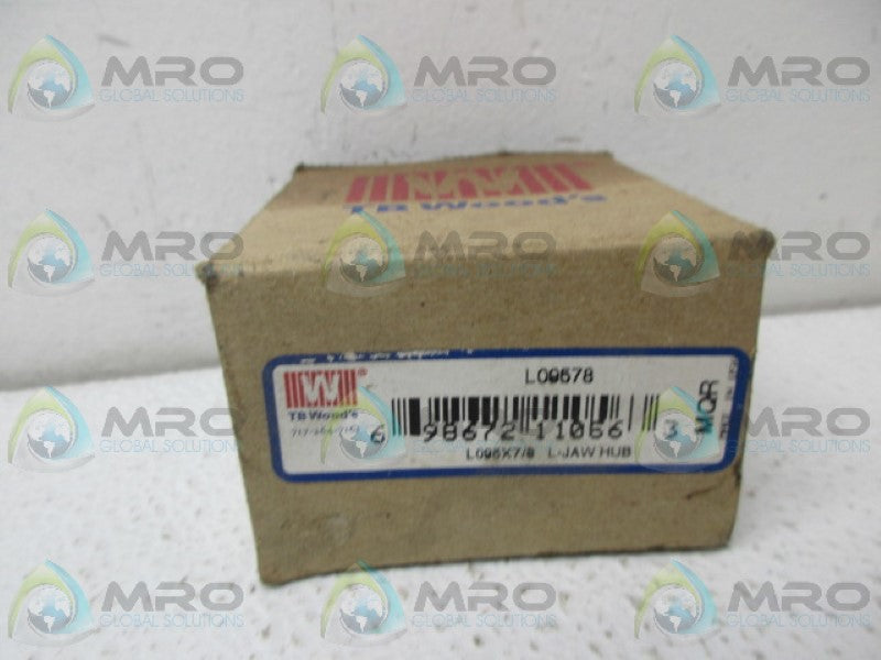 TB WOODS L09578 L-JAW HUB *NEW IN BOX*