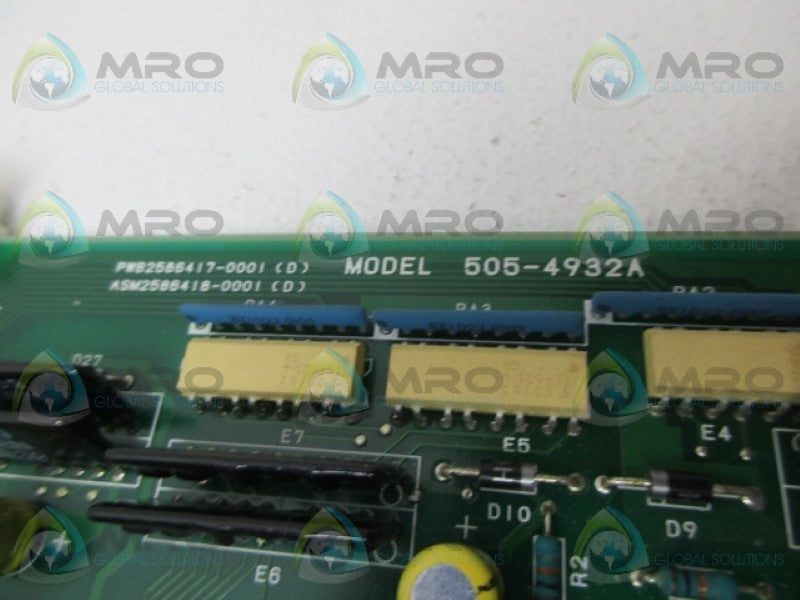 SIEMENS 505-4932A RELAY OUTPUT *USED