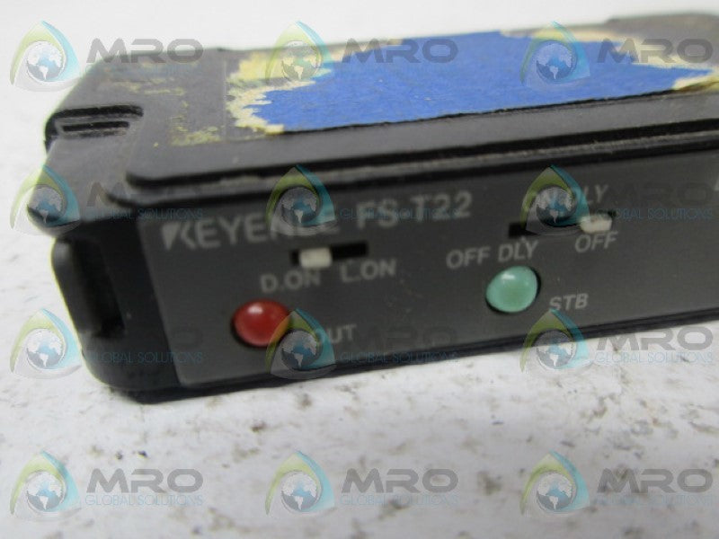 KEYENCE FS-T22 PHOTOELECTRIC SENSOR UNMP