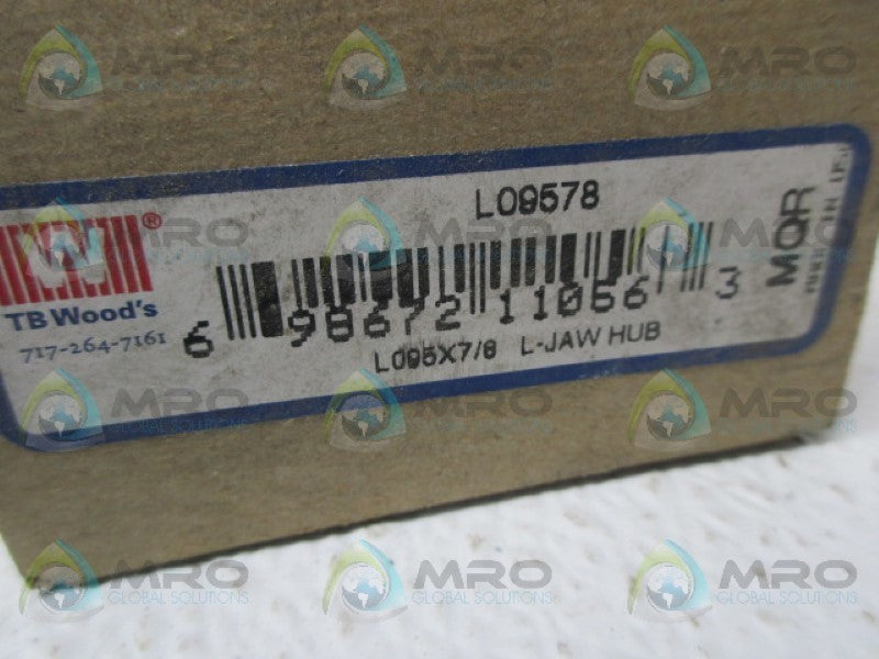 TB WOODS L09558 L-JAW HUB 7/8 NSMP