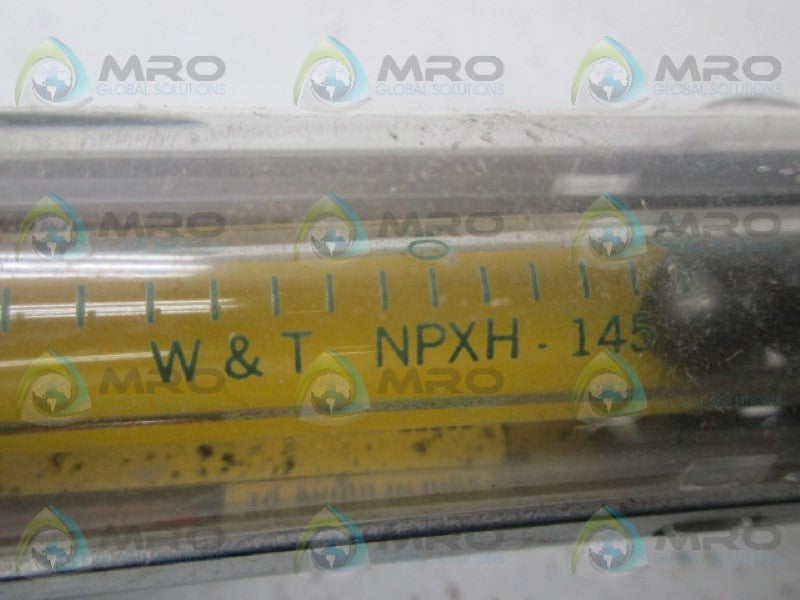 WALLACE & TIERNAN NPXH-145 FLOW METER *USED*