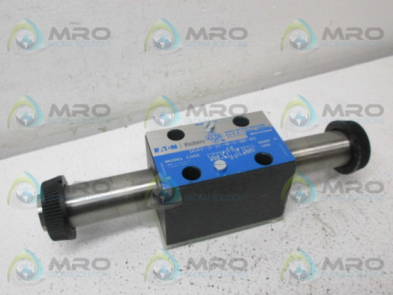VICKERS DG4V-3-2C-M-U-B6-60 SOLENOID VALVE (AS PICTURED) *USED*