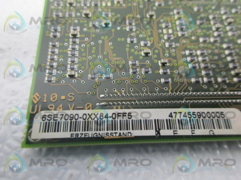 SIEMENS 6SE7090-0XX84-0FF5 CONTROL SYSTEM *USED*