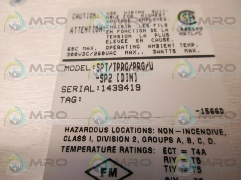 MOORE SPT/TPRG/PRG/U-SP2 TEMPERATURE TRANSMITTER  UNMP