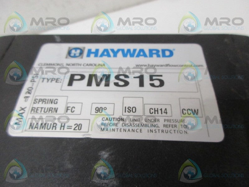 HAYWARD PMS15 PNUEMATIC ACTUATOR *NEW NO BOX*