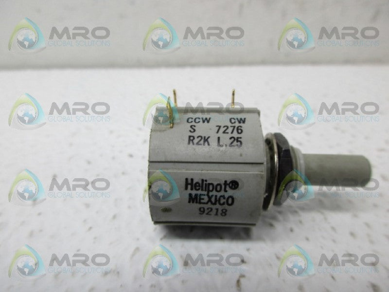 HELIPORT S7276 R2K-L.25 POTENTIOMETER *USED