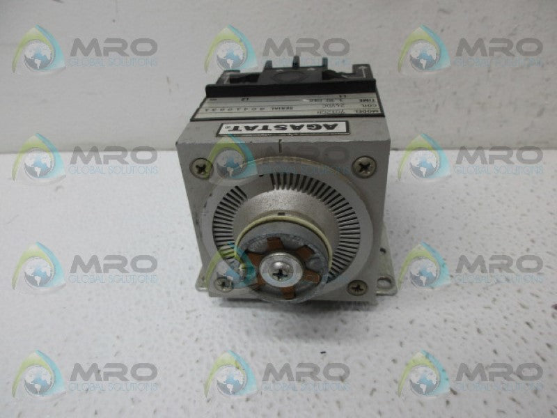 AGASTAT 70120H TIMING RELAY 3-30 MIN. *USED