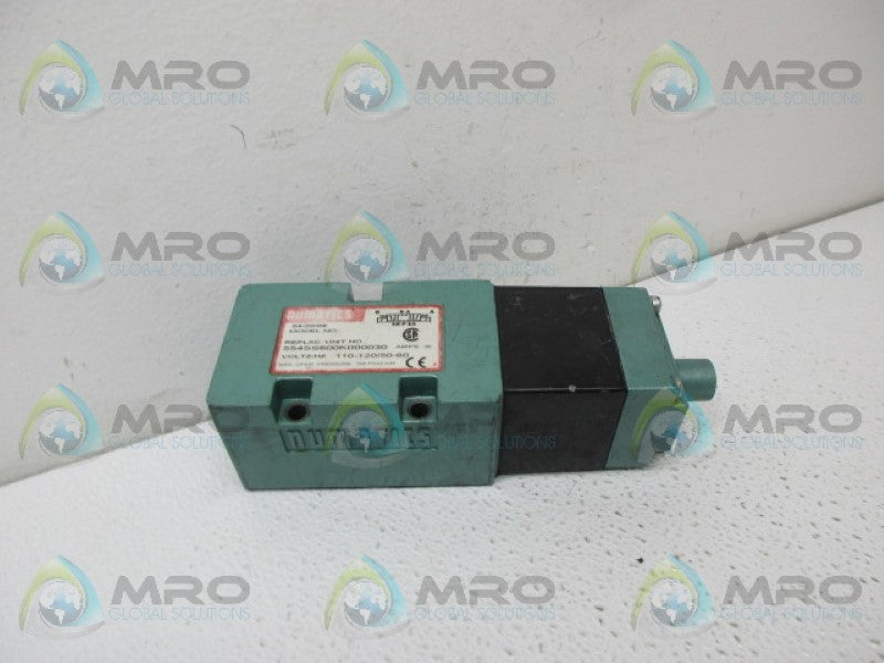 NUMATICS 554SS600K000030 SOLENOID VALVE (AS PICTURED) *USED