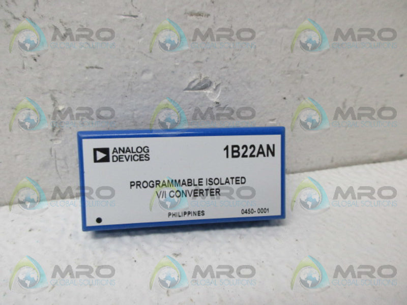 ANALOG DEVICES 1B22AN VOTALGE TO CURRENT CONVERTER *NEW NO BOX*