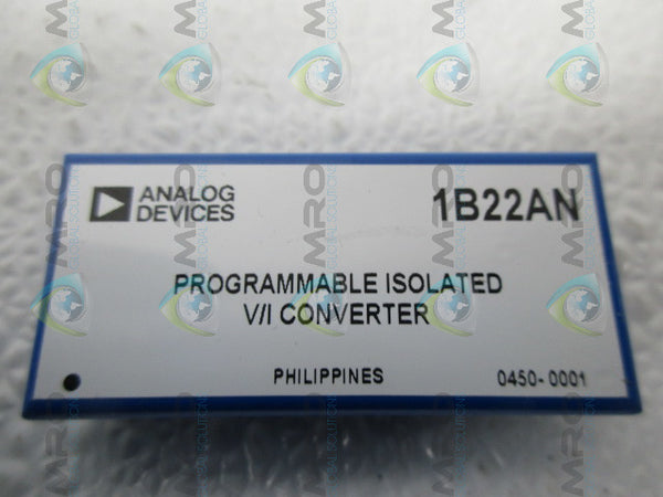 ANALOG DEVICES 1B22AN VOTALGE TO CURRENT CONVERTER *NEW NO BOX*