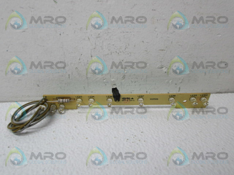 INDUSTRIAL MRO X10506 CIRCUIT BOARD *USED*